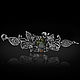 Браслет серебро Орхидеи. Браслет-манжета. Aventure.Jewelry. Интернет-магазин Ярмарка Мастеров.  Фото №2