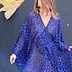 Заказать Туника пляжная накидка на купальник. Ткани/Женская одежда  МОДНОЕ МЕСТО. Ярмарка Мастеров. . Парео Фото №3