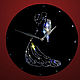 Заказать Настенные часы со стразами "Танго". Magic Clock. Ярмарка Мастеров. . Подарки Фото №3
