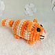 Вязаная игрушка-брелок кот амигуруми. Амигуруми куклы и игрушки. Ирина Перцевая. Ярмарка Мастеров.  Фото №4