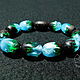 Waterfall-bracelet made of wood and jewelry (epoxy) resin. Bead bracelet. Treas. Online shopping on My Livemaster.  Фото №2