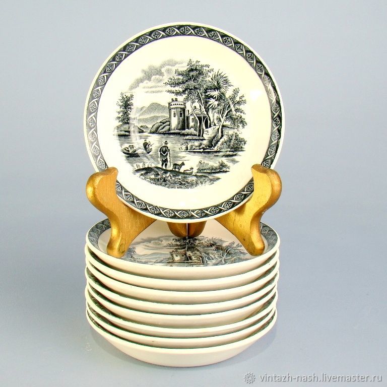 Винтаж: Сервизы винтажные: Блюдца Wedgwood Lugano – купить на Ярмарке Мастеров – LKIDGRU | Сервизы винтажные, Калининград