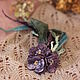 Brooch-bouquet of felt 'Summer sunset'. Brooches. Katherine Markina (markinaek). My Livemaster. Фото №4