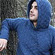 Свитер "Ди Каприо"Индиго. Mens sweaters. Authorial Knitting Gayane. Online shopping on My Livemaster.  Фото №2