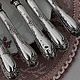 Винтаж: Серебряные ножы для рыбы .Винтаж  , Европа. Столовые приборы винтажные. Indira Fashion Unique. Ярмарка Мастеров.  Фото №4