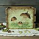 Короб Грибочки  для лука,овощей, специй в стиле кантри,винтаж. Короб. Марина Еремина  VESTADEKOR. Интернет-магазин Ярмарка Мастеров.  Фото №2