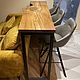 A bar counter made of a slab of a mountain elm, Tables, Ivanovo,  Фото №1