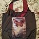 Eco textile bag with pocket with butterfly print, Sacks, St. Petersburg,  Фото №1
