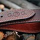 Order Leather belt with brass buckle 'Star of Russia'. Leather product G.M.G.. Livemaster. . Straps Фото №3