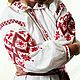 Платье льняное с белорусским традиционным орнаментом, Народные платья, Ногинск,  Фото №1
