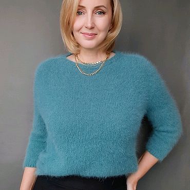 Одежда ручной работы. Ярмарка Мастеров - ручная работа Джемпер из ангоры. Handmade.
