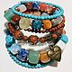 Браслет ШАХЕРЕЗАДА. Браслет из бусин. Ирина Favourite Bracelet. Интернет-магазин Ярмарка Мастеров.  Фото №2
