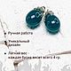 Заказать Бусина-капля из стекла морская волна опал с металлизированным рисунком. Елена Баландина лэмпворк. Ярмарка Мастеров. . Бусины Фото №3
