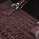Сумка из кожи крокодила IMA0625VK1. Сумка через плечо. CrocShop товары из экзотической кожи. Ярмарка Мастеров.  Фото №4