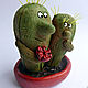 Order Love with thorns. Cacti. Ceramics. smile in clay. Livemaster. . Figurines Фото №3
