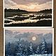Oil painting 'Winter twilight'. Pictures. letymary (letymary). Online shopping on My Livemaster.  Фото №2