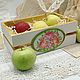 Wooden Rose Box for Kitchen Room Flowers, Crates, Moscow,  Фото №1