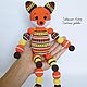 Fox round With beads crochet toy. Teethers and rattles. Zzabava. Online shopping on My Livemaster.  Фото №2