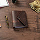 A notebook on a leather magnet. Notebook. KullikovCraft. My Livemaster. Фото №7