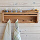 Полка для кухни для посуды Скандинавия-10-48 коричневый, Кухонная мебель, Псков,  Фото №1
