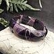 Natural Stone Amethyst bracelet. Bead bracelet. naturalkavni. My Livemaster. Фото №5