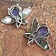 Подвеска Пчела с чароитом, нержавеющая сталь. Подвеска. JewelryStudioGem. Ярмарка Мастеров.  Фото №5