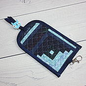 Сумки и аксессуары handmade. Livemaster - original item Key holder patchwork, key case, key holder made of fabric. Handmade.