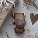 Wooden Teddy Bear on a cart. Miniature figurines. Svetlana Semenova Toys (gorodchudakoff). My Livemaster. Фото №4