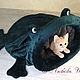 Bed-sleeping bag for a cat 'Frog' malachite. Lodge. lyubov-iv (lyubov-iv). Online shopping on My Livemaster.  Фото №2