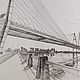 Order Painting black and white graphics A4 cable-stayed bridge in St. Petersburg drawing Rybatskoe. paintmart (oikos). Livemaster. . Pictures Фото №3