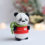 Сувениры и подарки handmade. Livemaster - original item Panda interior toy, a gift for mom on March 8. Handmade.