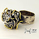 Ring ' Flower and stone'. Rings. Sergej Dementjev (desef). My Livemaster. Фото №5