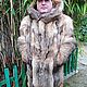 Шуба из волка с капюшоном "Кобра". Верхняя одежда мужская. Николай (Russian-wolf). Ярмарка Мастеров.  Фото №5