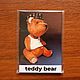 Магнит с тедди мишкой, слоником и собачкой. Тедди Зверята. Сай Ирина (teddy and toys). Интернет-магазин Ярмарка Мастеров.  Фото №2