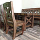 Комплект Макар из массива дуба. Столы. Мебель из дерева на заказ. Интернет-магазин Ярмарка Мастеров.  Фото №2