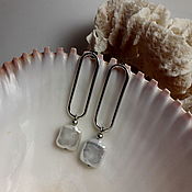 Украшения handmade. Livemaster - original item White pearl earrings, pearl earrings. Handmade.