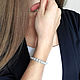 Pearl Bracelet, Thin silver frivolite bracelet. Bracelet thread. moonlace. Online shopping on My Livemaster.  Фото №2