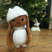 Куклы и игрушки handmade. Livemaster - original item Knitted Bunny. Gift. February 14. For children and adults. Handmade.