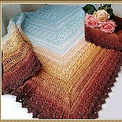 Аксессуары handmade. Livemaster - original item Mini crochet shawl 