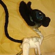 La esfinge - calvo gato gris y el siamés de color. Stuffed Toys. Lebedeva Lyudmila (knitted toys). Ярмарка Мастеров.  Фото №5