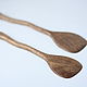 Oak spatulas for kitchen: Small and Large. Color 'walnut'. Dinnerware Sets. derevyannaya-masterskaya-yasen (yasen-wood). My Livemaster. Фото №4