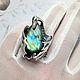 Кольцо серебряное с драконом и камнем. Кольца. Aventure.Jewelry. Ярмарка Мастеров.  Фото №4