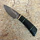 Knife 'Aztec' h12mf stab.karelka of the groove. Knives. Artesaos e Fortuna. My Livemaster. Фото №5