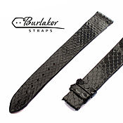 Украшения handmade. Livemaster - original item Watch strap 19 mm python leather. Handmade.