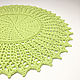 Knitted embossed napkin. Doilies. bessonova-yana. Online shopping on My Livemaster.  Фото №2