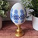 Сувенирное яйцо "Снежинка", Пасхальные яйца, Москва,  Фото №1