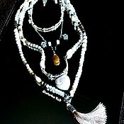 Украшения handmade. Livemaster - original item Multi-row necklace in Boho-chic style 