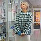  Бохо клеточки. Рубашки. Елена. Бохо одежда 'Дело вкуса' (elena-delovkusa). Ярмарка Мастеров.  Фото №5
