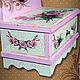 Order Minikomod with mirror 'Flirting'. Handmade with Love. Livemaster. . Mini Dressers Фото №3