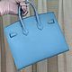 Women's handbag made of genuine leather, in blue color. Classic Bag. SHOES&BAGS. Online shopping on My Livemaster.  Фото №2